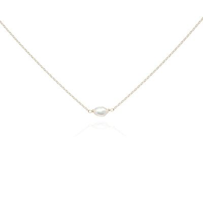 Cami 14k Gold Pearl Necklace