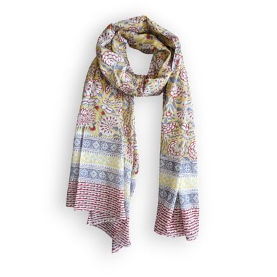 "Flora" cotton sarong/scarf