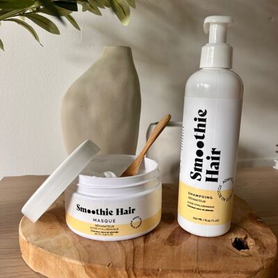 KIT ENTRETIEN REPARATEUR - A L' ACIDE HYALURONIQUE - CHEVEUX SECS ET ABIMES