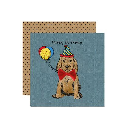 Spaniel Dog Birthday Greetings Card