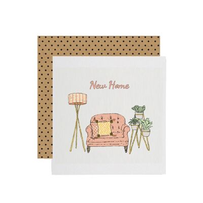 New Home handmade greetings card