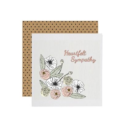 Sympathy handmade Greetings card