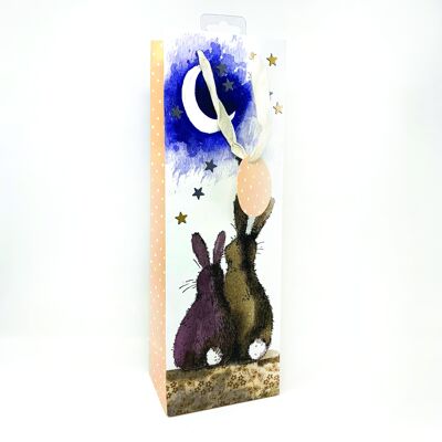 Moon Rabbits Bottle Gift Bag