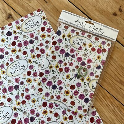 Dahlia Gift Wrap Bag Set