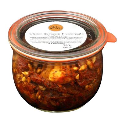 Ñoquis al estilo provenzal con ajo silvestre - 380 g: potenciados por el poder del ajo silvestre y el chile, para disfrutar en un frasco ecológico.