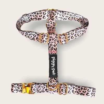 Pettorina per cani ad H Lux Leopard