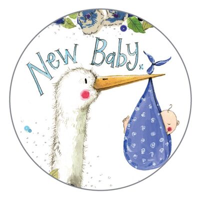 New Baby Boy Gift Tags (Pack of 4)