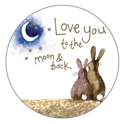 Moon Rabbits Gift Tags (Pack of 4)