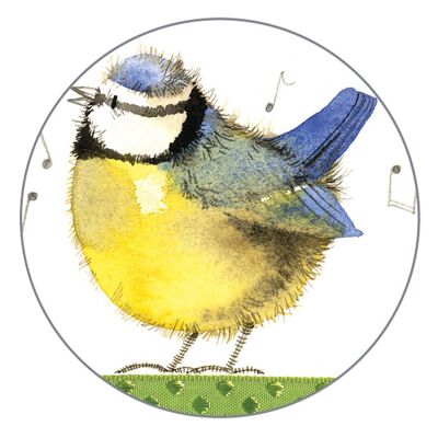 Blue Tit Bird Gift Tags (Pack of 4)