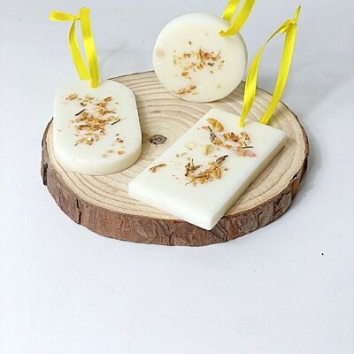 Jasmine scented natural soy wax solid air freshener