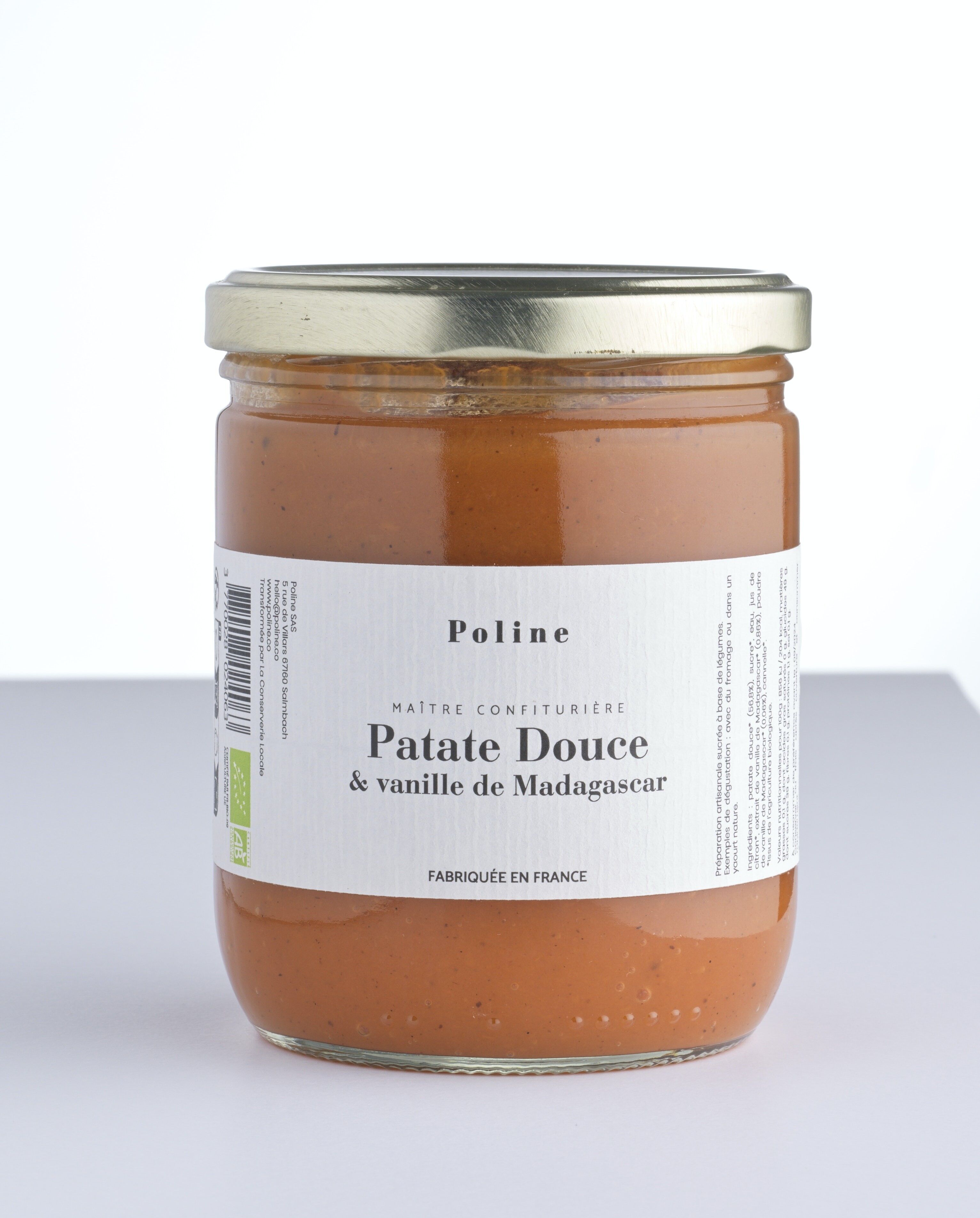 Marmellata di patate dolci alla vaniglia del Madagascar (formato grande)