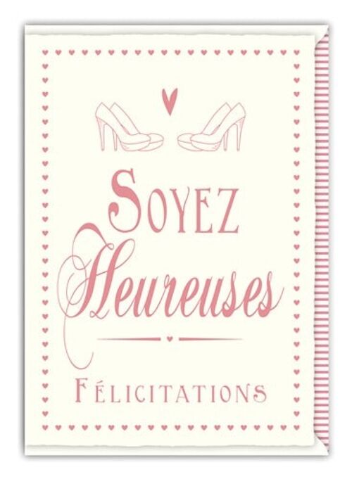 Soyez Heureuses - Félicitations (SKU: 4859FR)