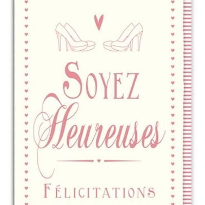 Soyez Heureuses - Felicitaciones (SKU: 4859FR)