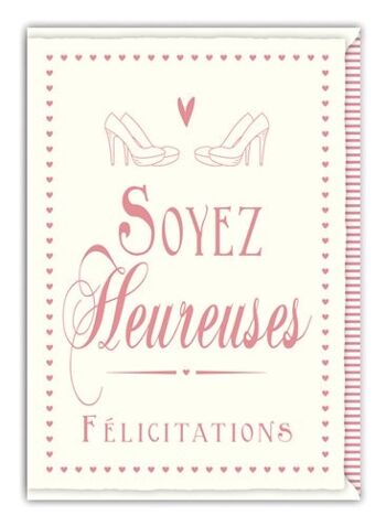 Soyez Heureuses - Félicitations (SKU: 4859FR)