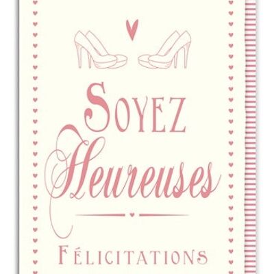 Soyez Heureuses - Félicitations (SKU: 4859FR)