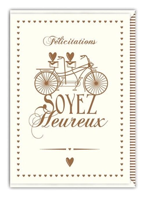 Félicitations Soyez Heureux (SKU: 4884FR)