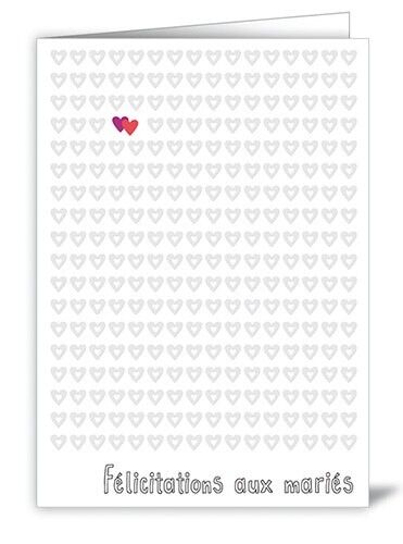 Felicitazioni aux mariés (SKU: 8109FR)