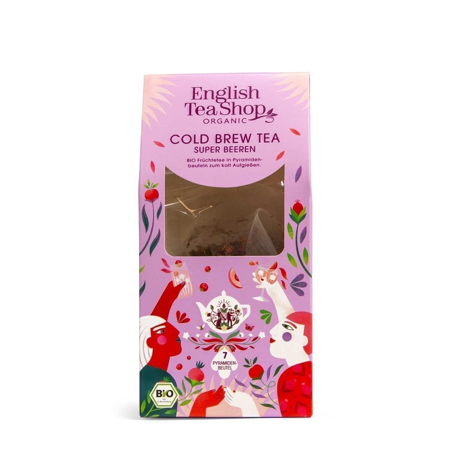 Cold Brew Tea "Super Berries", ORGANIC, 7 pyramid bags