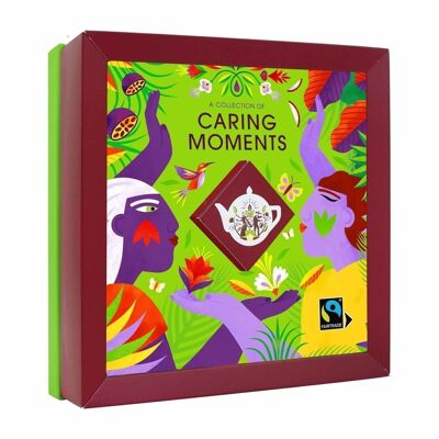 Colección de té "Caring Moments", juego de degustación de té de hierbas Ayurveda, orgánico, 32 bolsitas de té