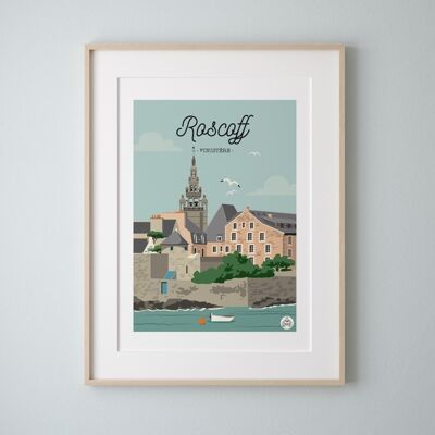 Affiche ROSCOFF-Finistère