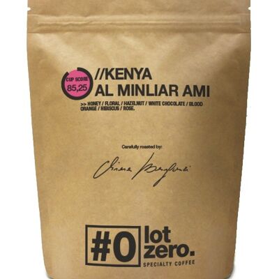 Kaffeespezialität in grani Spezialität Kenia Al Minliar 250g