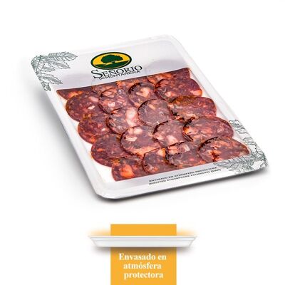 100% iberische Chorizo aus Eichelmast, in Scheiben geschnitten Señorío de Montanera