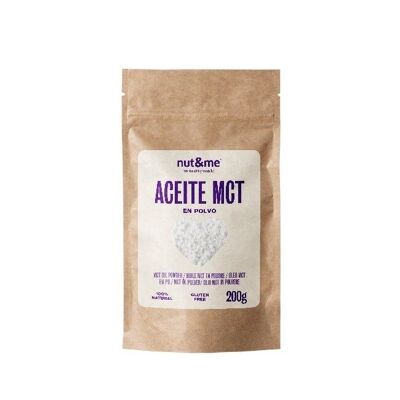 Poudre d'huile MCT 200g nut&me