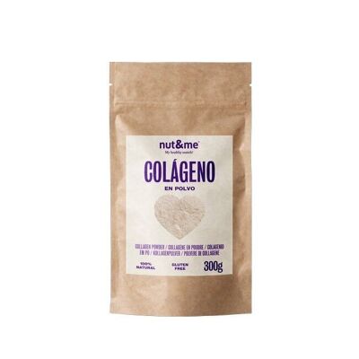 Colágeno en polvo 300g nut&me - Suplemento naturel