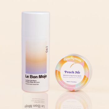 Pack implantation PEACHYNESS (présentoir) : Lube + Peach Me