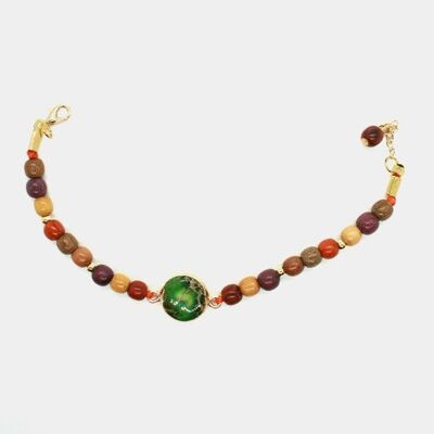 Alba Green Imperial Jasper Armband