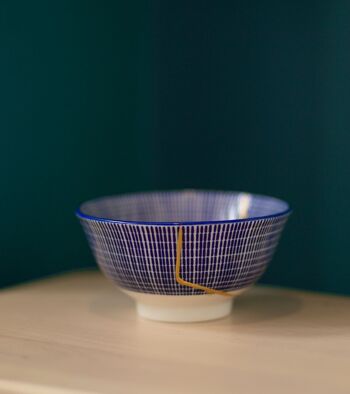 Achat Kit de réparation Kintsugi comprenant un bol en porcelaine japonaise  en gros