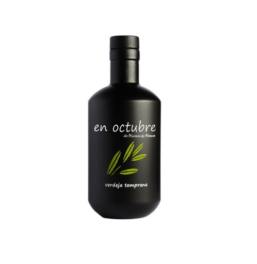 Aceite de Oliva Virgen Extra ecológico edición limitada elaborado en verde Variedad Verdeja