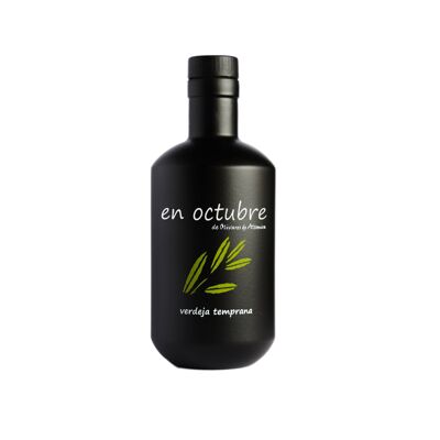 Édition limitée d'huile d'olive extra vierge biologique fabriquée en variété verte Verdeja