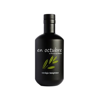 Édition limitée d'huile d'olive extra vierge biologique fabriquée en variété verte Verdeja