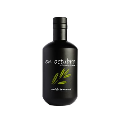 Aceite de Oliva Virgen Extra ecológico edición limitada elaborado en verde Variedad Verdeja