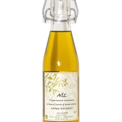 OLIO D'OLIVA AROMATIZZATO AGLIO 25cl