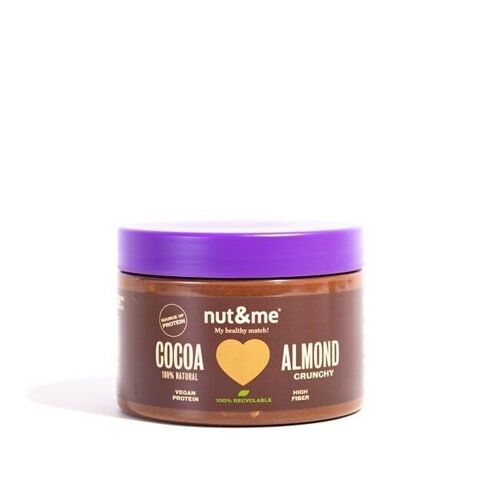 Crunchy cocoa and almond butter 250g nut&me - Nut cream