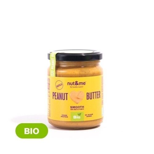 Mantequilla de cacahuete ecológica 250g nut&me - Proteína en polvo