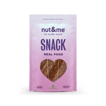 Barritas de manzana ricas en fibre 225g nut&me - Snacks saludables 1