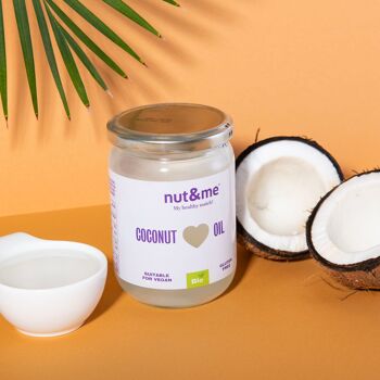 Huile de coco écologique 500g nut&me - Coco 3