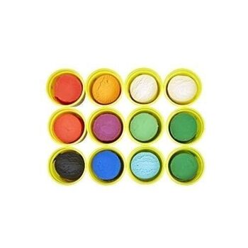 PLAY-DOH - 12 POTS - COULEURS D'HIVER 2