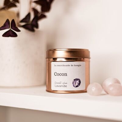 Cocoon lithotherapy scented candle