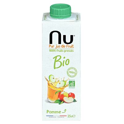 NU -Jus de pomme BIO -  25 CL