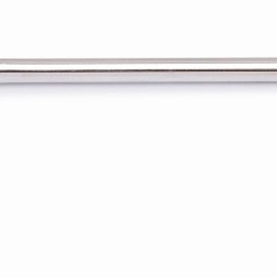 Stainless steel straws 21.5 cm x 6 mm (curved)
