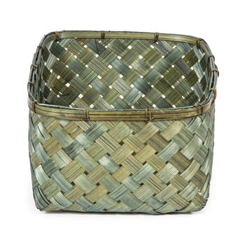 Panier de rangement L , 30 x 23 x H 15 cm,  Kaki, RAN8623 3