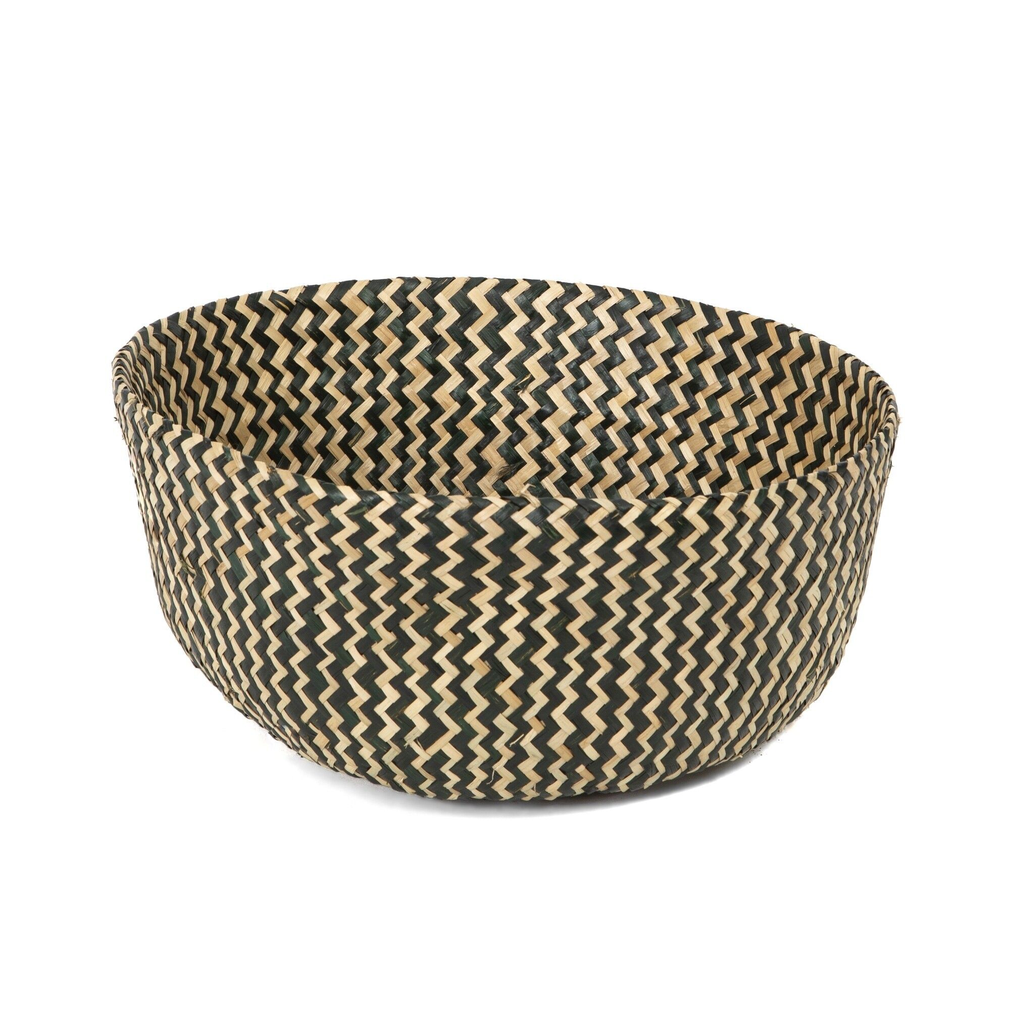 Buy wholesale Foldable Basket Size M Belly Seagrass Range Natural