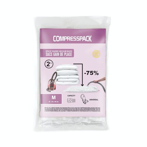 Lot de 2 sacs de compression Compress, taille M, RAN10432