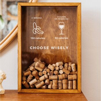 Wine Cork Shadow Box, Cadeaux d'accessoires pour le vin 9