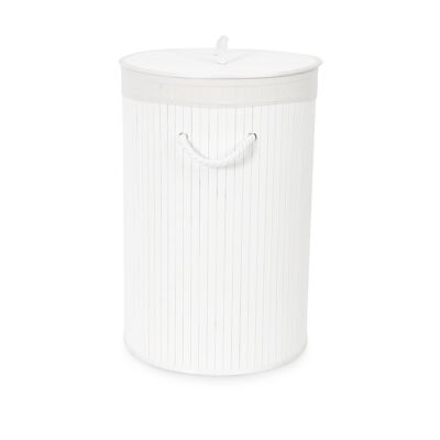Laundry basket, 40 x 0.2 x H.60 cm, White, RAN9107