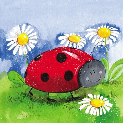 Little ladybird medium canvas